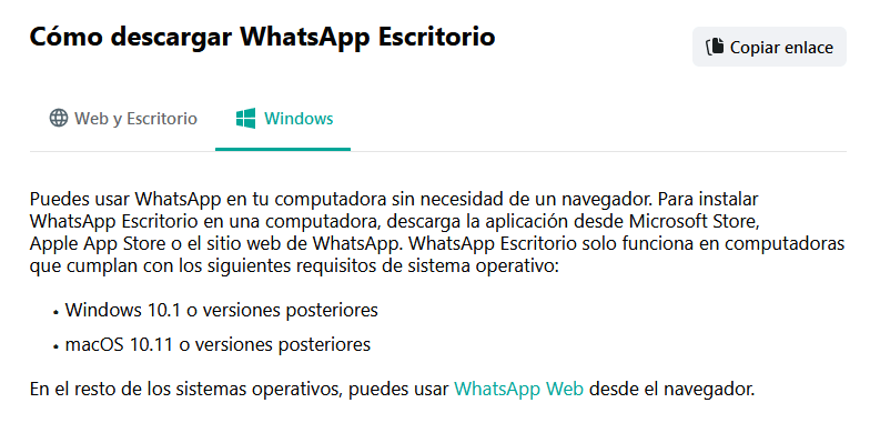 Cómo instalar WhatsApp en tu ordenador Windows